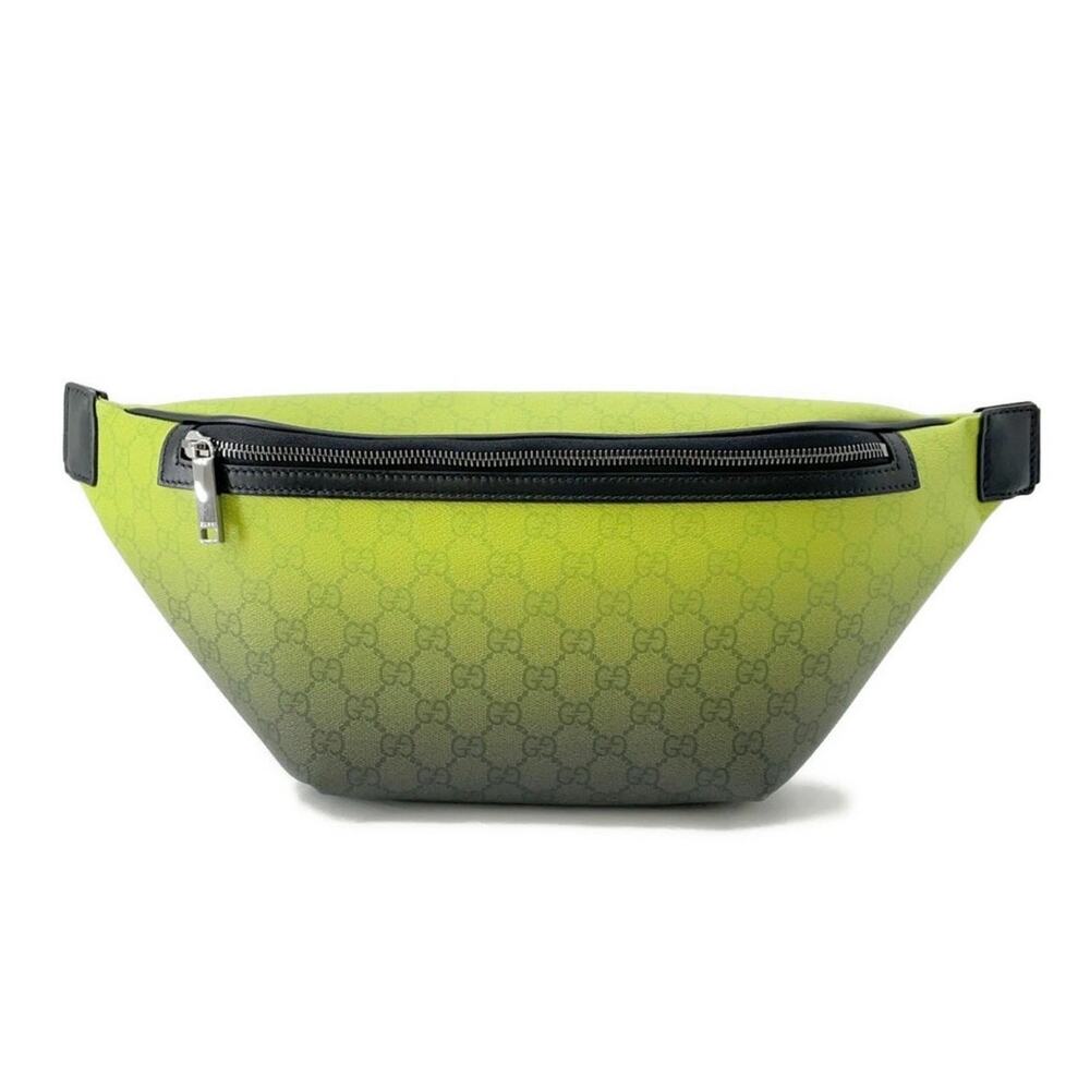 Gucci Chroma Large Belt Bag Green Gradient GG Monogram Crossbody Waist Bag